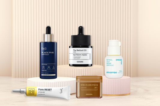 Retinol Kbeauty products