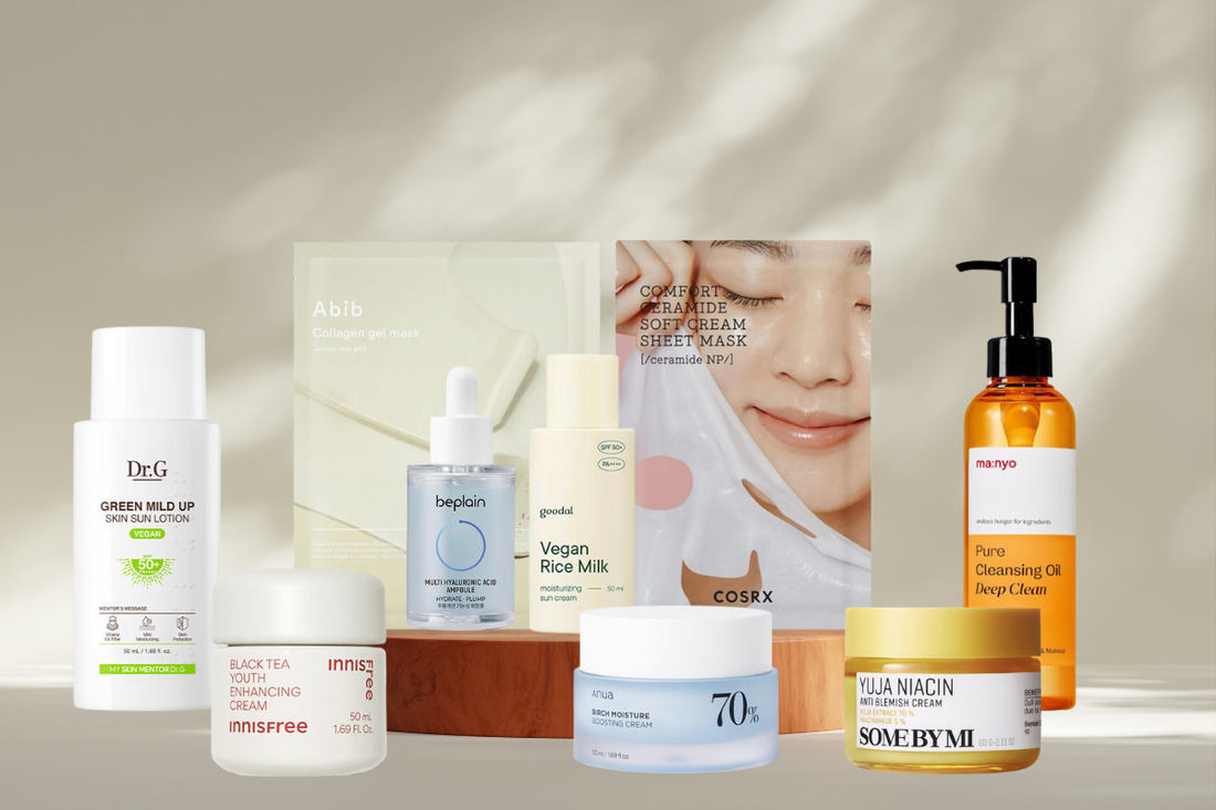 Vegan and cruelty-free kbeauty products