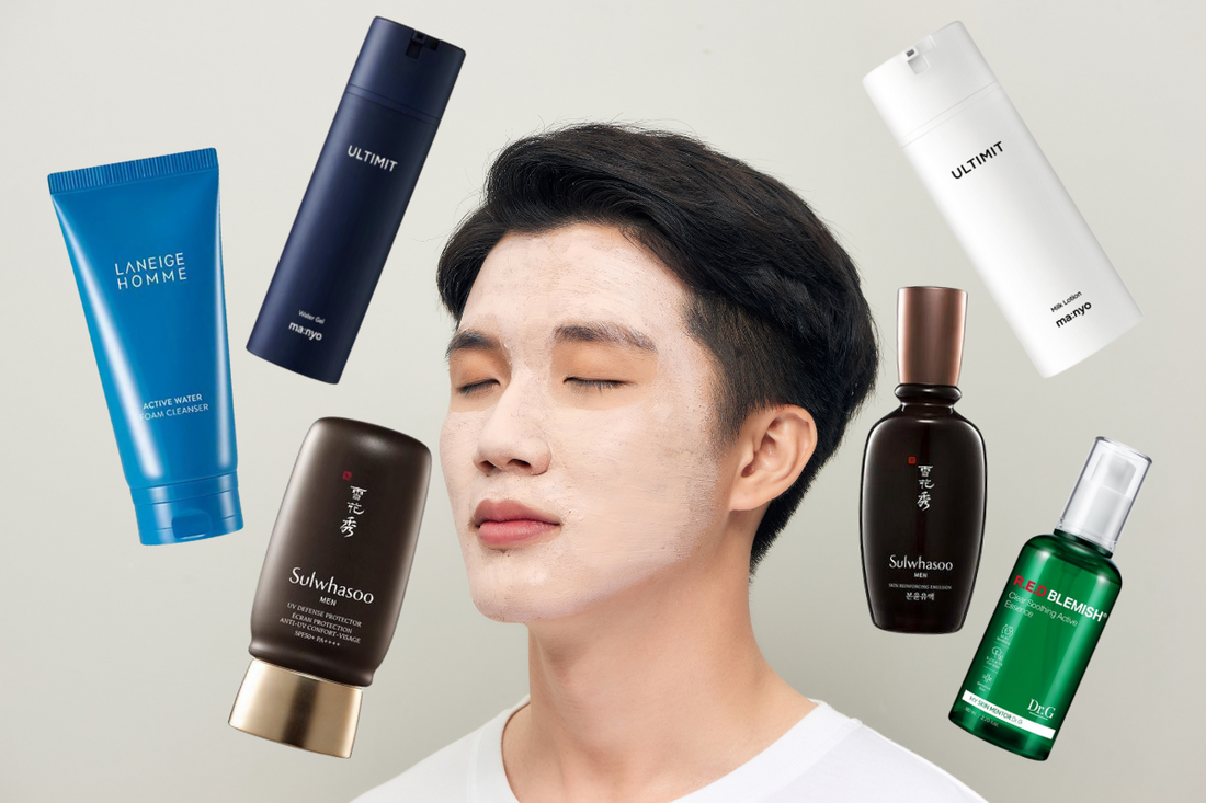 Men kbeauty grooming products