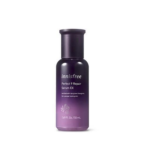 Innisfree Perfect 9 Intensive Serum, a 50ml bottle of Korean skincare for multiple concerns.