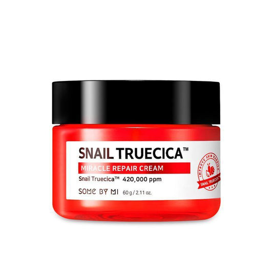 60g jar of SomeByMi Snail Truecica Miracle Repair Cream Moisturizer for repairing skin