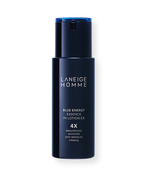 Laneige Homme Blue Energy Essence In Lotion, a 125ml hydrating and revitalizing facial moisturizer for men