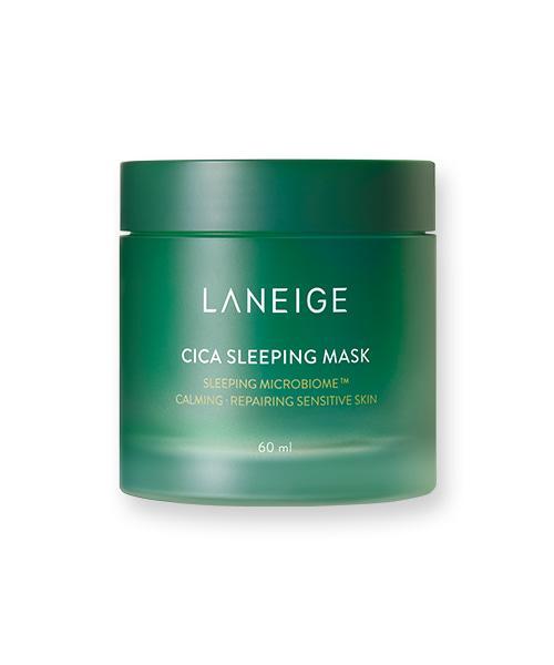 Laneige Cica Sleeping Mask, a 60ml jar of soothing overnight face mask.