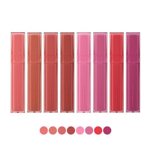 Romand Dewyful Water Tint, a 5g lip tint with a dewy finish for a natural-looking flush of color.