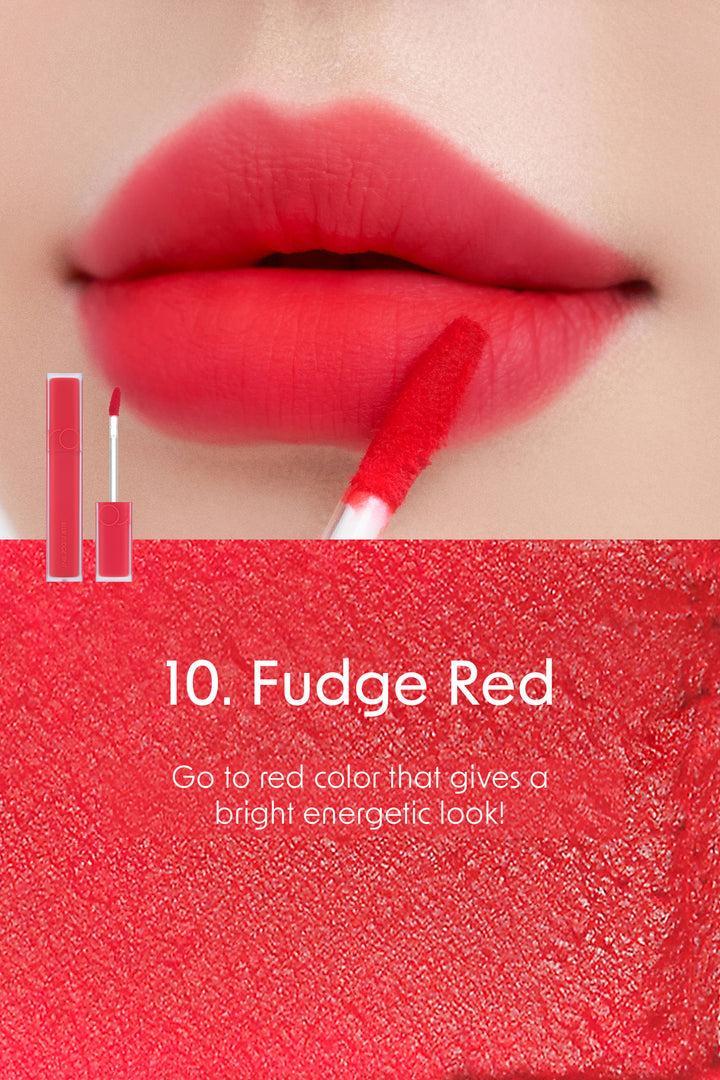 Romand Blur Fudge Tint, a 5g lip tint with a blurring effect for a smooth, soft-focus finish.