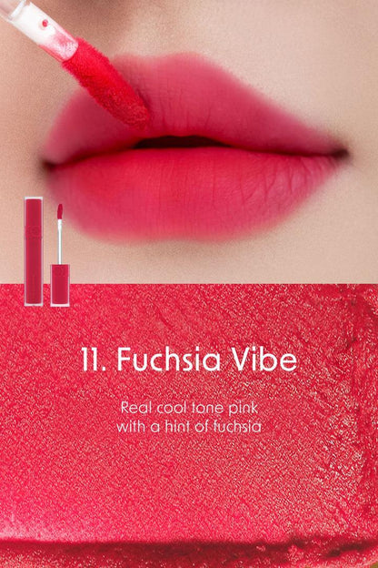 Romand Blur Fudge Tint, a 5g lip tint with a blurring effect for a smooth, soft-focus finish.