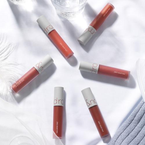 Romand Zero Velvet Tint, a lip tint from the Original Series in a 5.5g container.