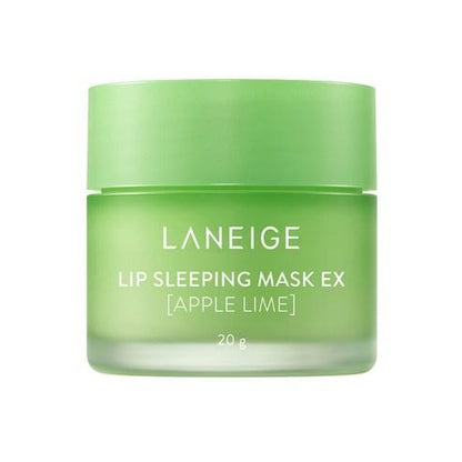 Laneige Lip Sleeping Mask EX in Apple Lime flavor, a 20g jar of overnight lip treatment.