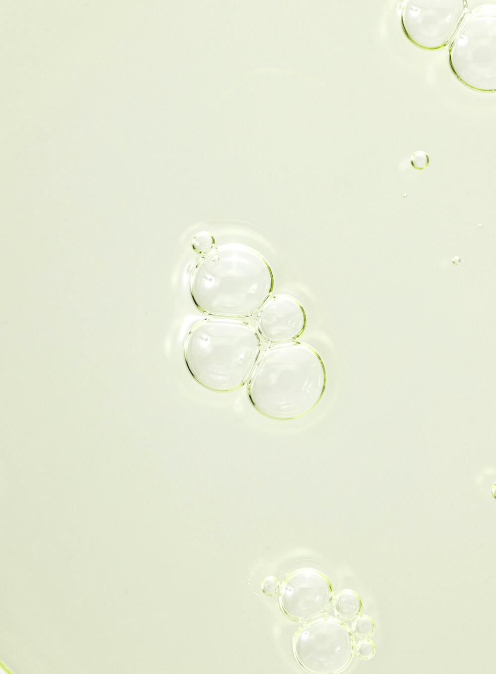 Beauty of Joseon Calming Serum, zoomed in to see the liquid bubble formula