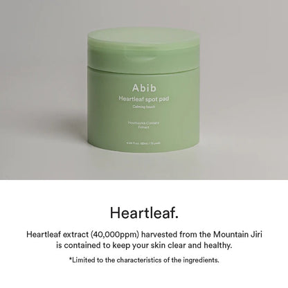 Abib Heartleaf Spot Pads for Soothing Skin (80 pads, 150ml)