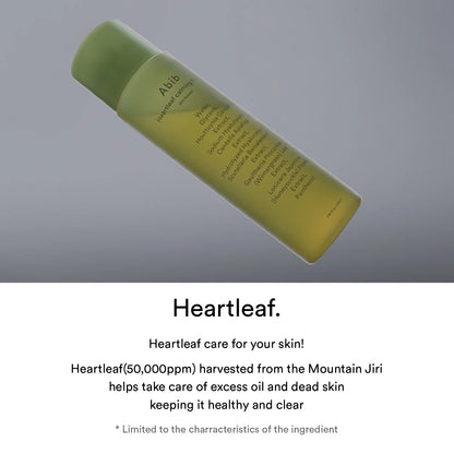 Abib Heartleaf calming toner skin booster to take care of excess oil and dead skin cells