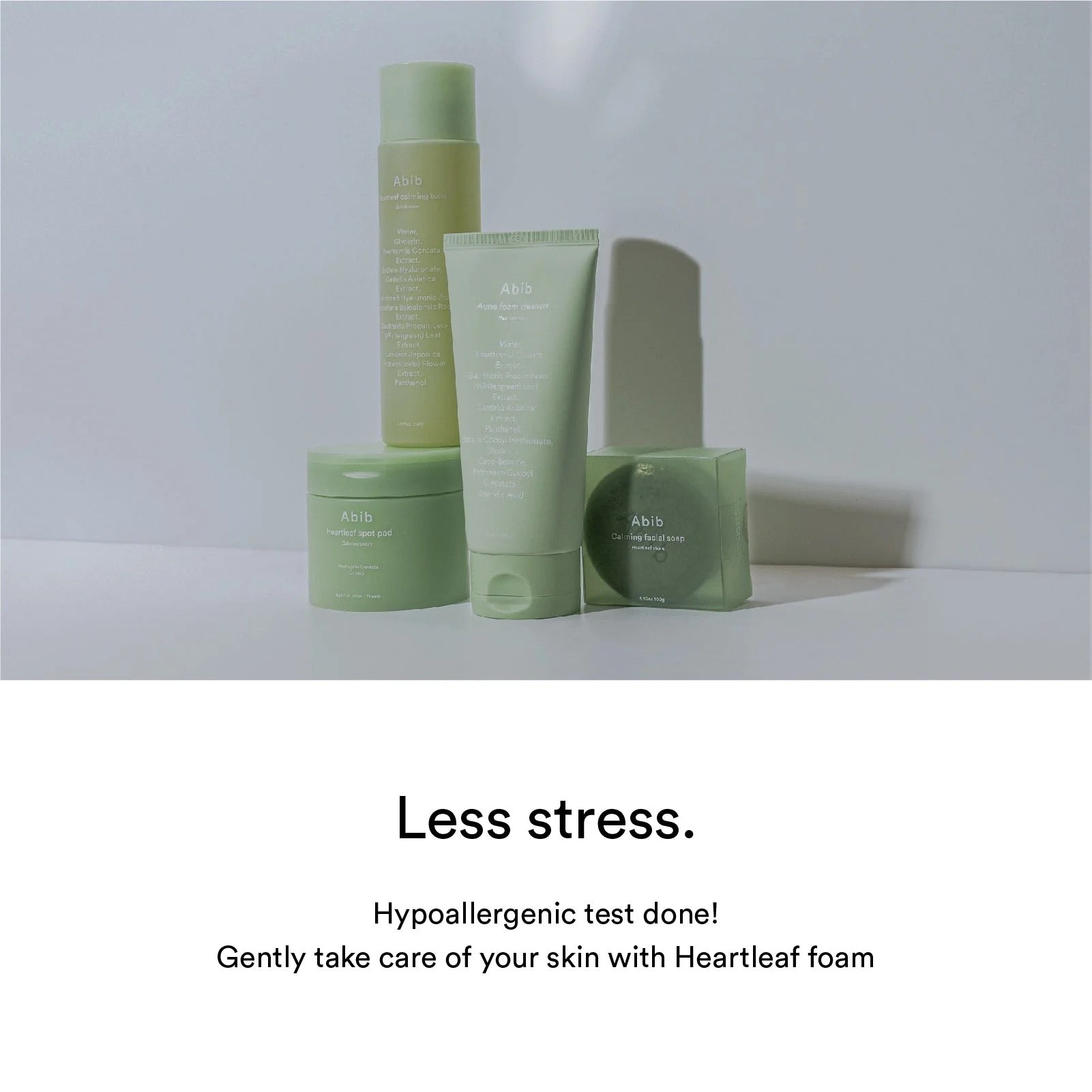 Acne foam cleanser with heartleaf and centella