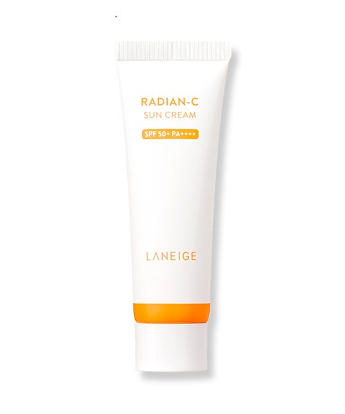 Laneige Radian-C Sun Cream SPF 50+ PA++++, a 50ml sunscreen with a radiant finish.