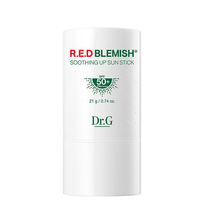 Dr.G Red Blemish Soothing Up Sun Stick, 21g SPF50+ PA++++ sunscreen stick for sensitive skin.