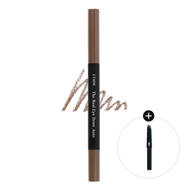 Etudehouse The Real Eyebrow Auto Pencil in Peanut Brown shade  pen_spark