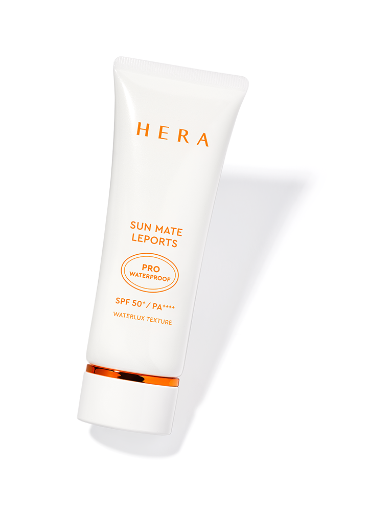 Hera Sun Mate Leports Pro Waterproof Sunscreen is a 70ml bottle of broad-spectrum, SPF 50+ PA++++ sunscreen designed for active lifestyles. It is waterproof and sweatproof, making it ideal for outdoor activities.