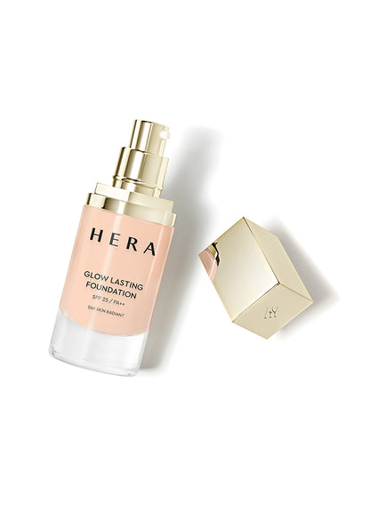 Hera Glow Lasting Foundation SPF 25 / PA++ in a 35ml bottle, shade No.21C1 Rose Vanilla