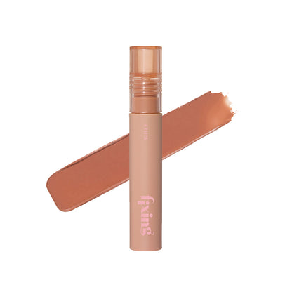 Etudehouse Fixing Tint in shade -04 Ginger Milktea, a sheer lip tint with a ginger milk tea color.