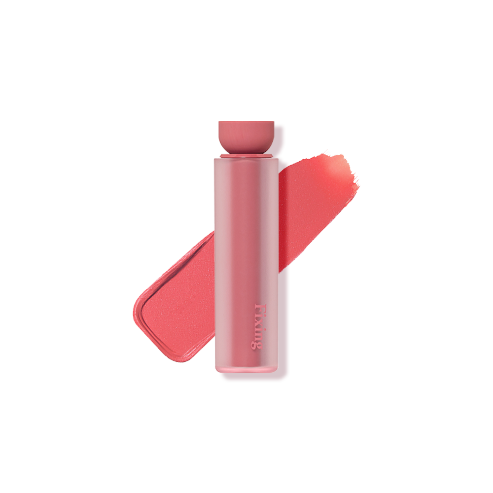 Etudehouse Fixing Tint Bar in shade 04 Coral Rose, a long-lasting lip tint with a coral rose color.