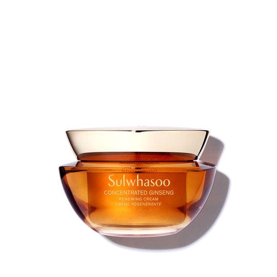 Sulwhasoo Concentrated Ginseng Renewing Cream EX, a 60ml anti-aging cream formulated with ginseng for visibly firmer and more resilient skin.