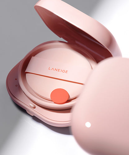 Laneige Neo Cushion Glow SPF46+ PA+++, shade 21N, includes two 15g cushions