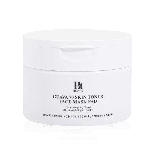 [benton] Guava 70 Skin Toner Face Mask Pad 210ml / 70pcs[benton] Guava 70 Skin Toner Face Mask Pad 210ml / 70pcs