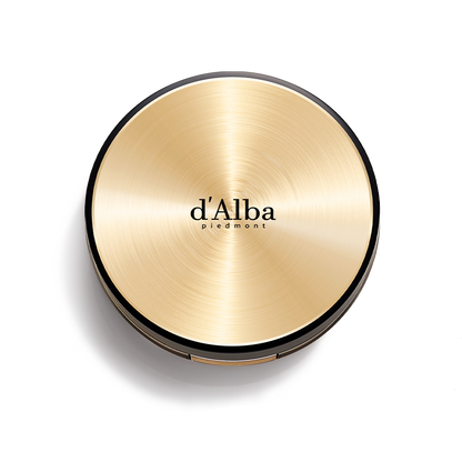 d'Alba Glow Fit Serum Cover Cushion SPF50+ PA++++ in shade No. 23, a lightweight cushion foundation with SPF sun protection and a radiant finish.