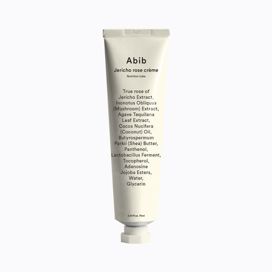 [Abib] Jericho Rose Creme Nutrition in a white 75ml tube