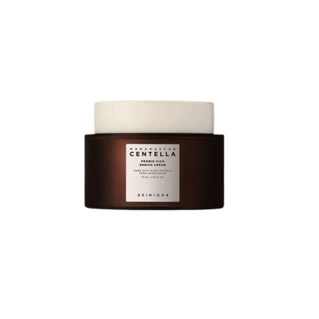 50ml tub of Skin1004 Probio-Cica Enrich Cream, a moisturizing cream for soothing and repairing dry, sensitive skin.