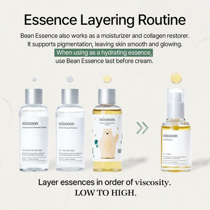 Bean essence layering routine