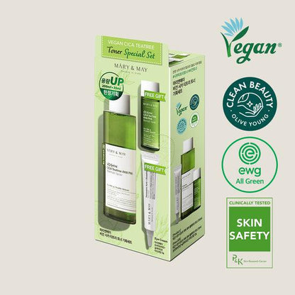 [Mary&May] Vegan CICA Tea Tree Toner Special Set