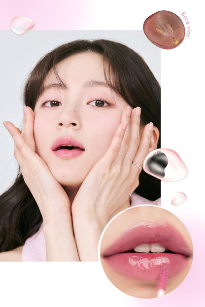 Romand Juicy Lasting Tint, New Bare Series. 5.5g lip tint for a long-lasting, natural-looking flush of color.