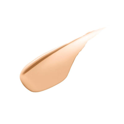 A bottle of HERA Silky Stay Foundation, a liquid foundation with a 24-hour longwear formula and SPF 20/PA++ sun protection. The shade is 25N1 Amber, suitable for light skin tones with warm undertones.