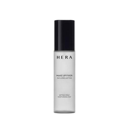 80ml HERA Make Up Fixer, a setting spray that helps makeup last all day with a hydrating mist.