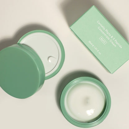 Refill pod for Haruharu Wonder Centella Phyto & 5 Peptide Concentrate Cream, a vegan all-in-one moisturizer for anti-aging and brightening.