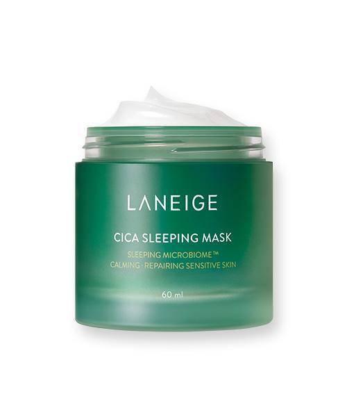 Laneige Cica Sleeping Mask, a 60ml jar of soothing overnight face mask.