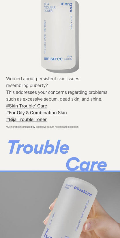 [Innisfree] Bija Trouble Toner 170ml