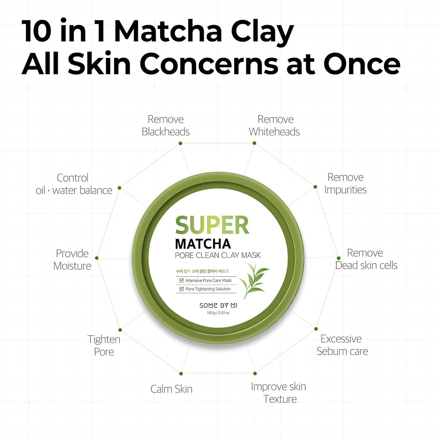 [SomeByMi] SUPER MATCHA PORE CLEAN CLAY MASK 100g