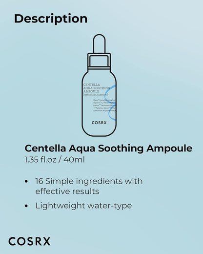 [Cosrx] Hydrium Centella Aqua Soothing Ampoule 40ml