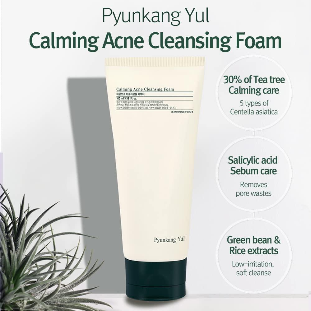 Pyunkang Yul Calming Acne Facial Cleanser, 100ml bottle