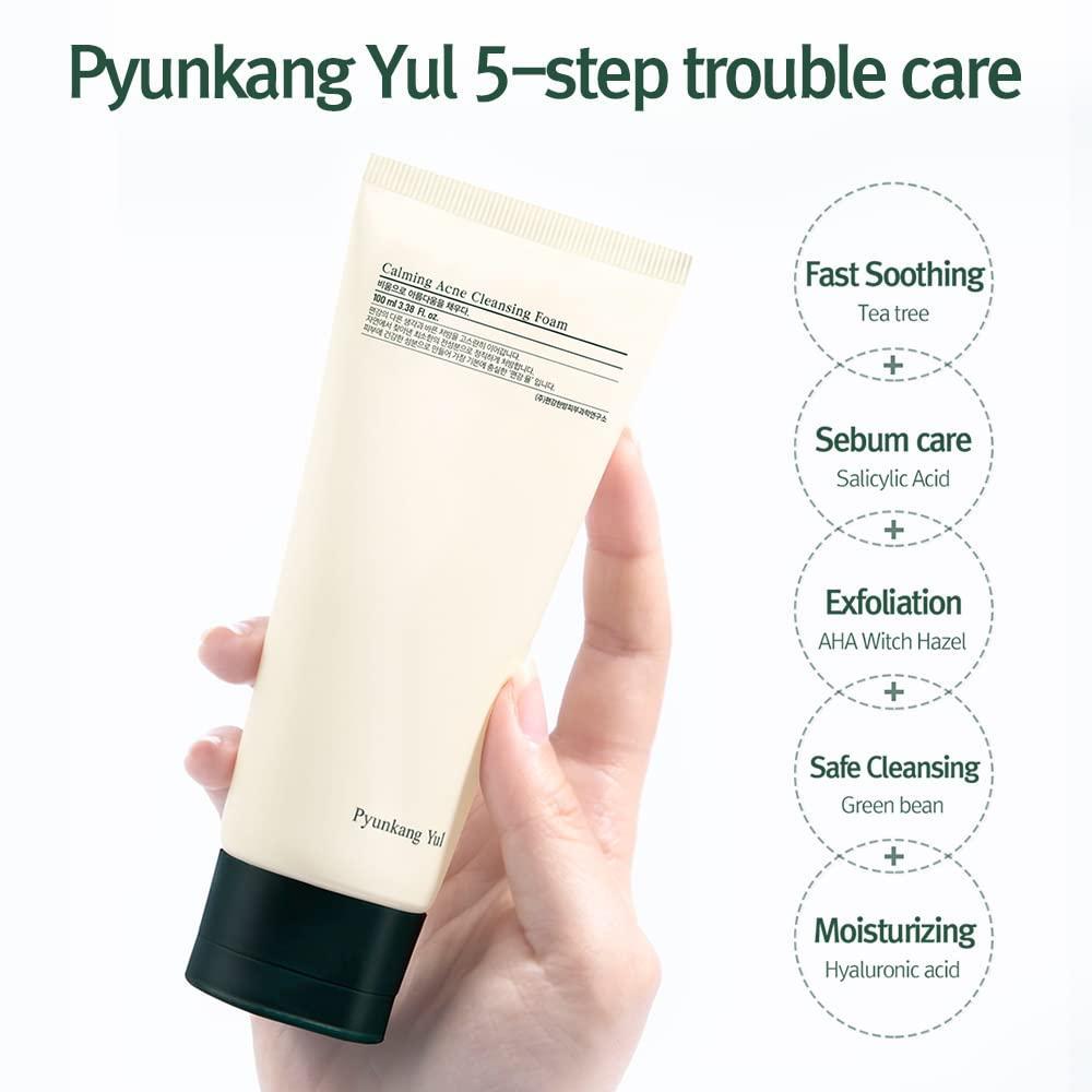 Pyunkang Yul Calming Acne Facial Cleanser, 100ml bottle