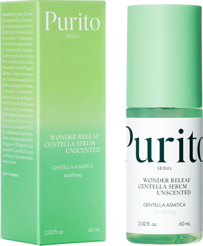 PURITO Wonder Releaf Centella Serum Unscented, 60ml