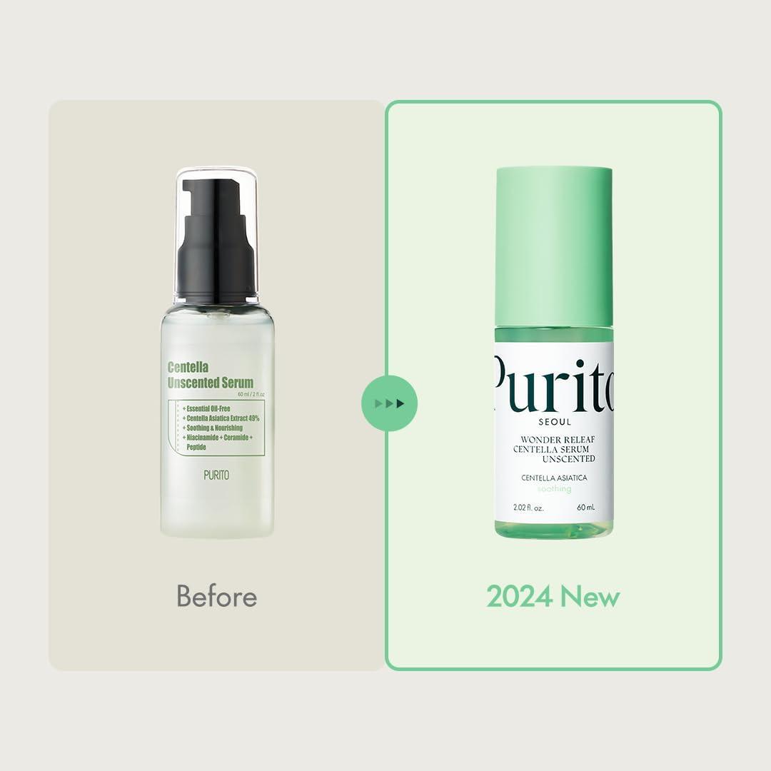 PURITO Wonder Releaf Centella Serum Unscented, 60ml