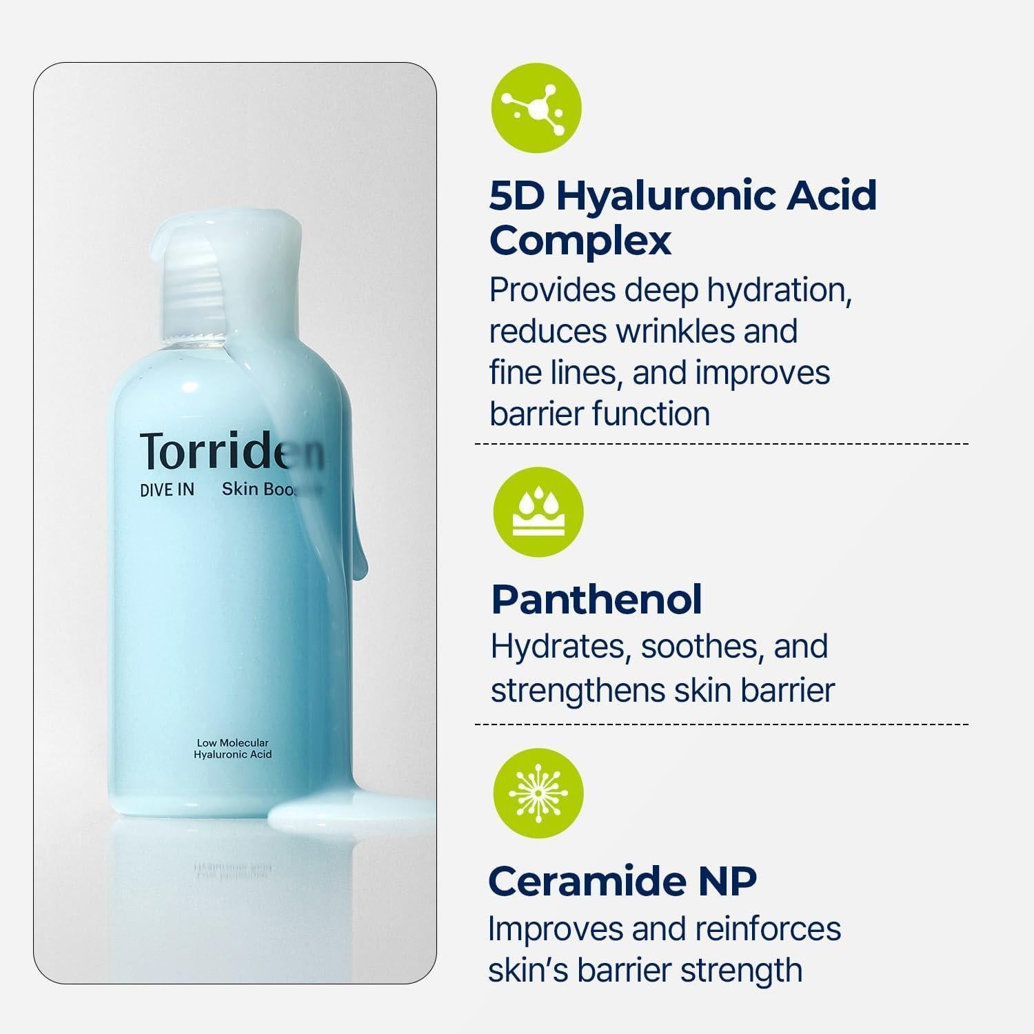 [Torriden] DIVE IN Low Molecular Hyaluronic Acid Skin Booster 200ml