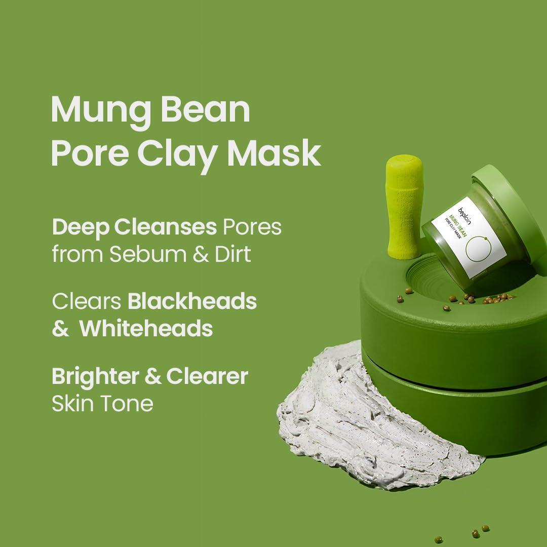 [Beplain] Mung Bean Pore Clay Mask 120ml