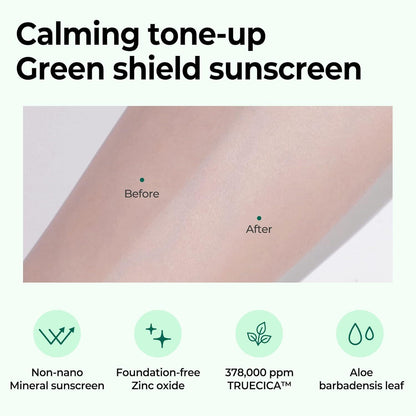 [Somebymi] Truecica Mineral Calming Tone-Up Suncream 50ml