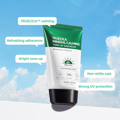 [Somebymi] Truecica Mineral Calming Tone-Up Suncream 50ml