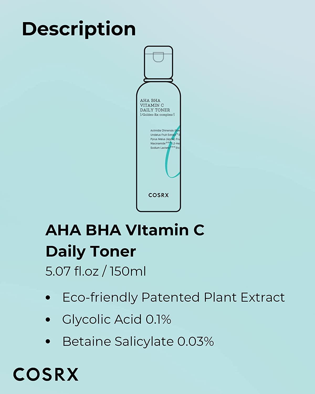 [Cosrx] Refresh AHA BHA Vitamin C Daily Toner 280ml