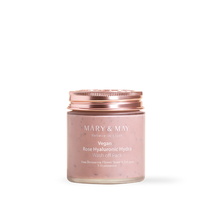 [MARY&MAY] Rose Hyaluronic Hydra Wash Off Pack 125g