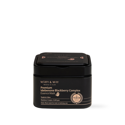 [Mary&May] Premium Idebenone Blackberry Complex Essence Mask 20EA/250g